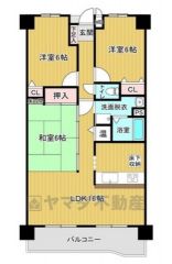 全居室に収納完備。 リビングは南東向きのバルコニーに面しており陽当り・風通し良好です＾＾ リビングは約19帖＾＾