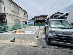 現地（2025年5月）撮影写真。2025年6月中旬完成予定。 同一ハウスメーカー物件内覧可能です。お気軽にお問い合わせください＾＾