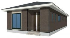 2号棟。ブラウンを基調としたシンプルで飽きの来ない外観です。