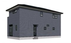 （3号棟）完成予想図。10年間の瑕疵保証が付いた安心の新築戸建。最新の設備で気持ちの良い新生活を送りませんか。