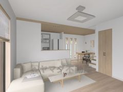 完成予想図。設備仕様も充実した新築戸建です。 快適でゆとりのある生活空間で新生活を始めましょう^^ 自分だけのお気に入りの空間を是非ご体感下さい。