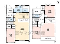LDK広々16.6帖。 パントリー・WIC・バルコニー有。 家族のコミュニケーションが増えるリビング階段＾＾
