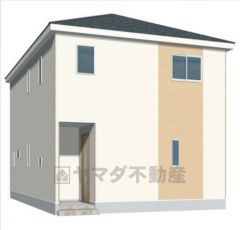 （2号棟）完成予想図 ホワイトを基調としたシンプルで飽きの来ない外観です。