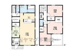 3LDK＆タタミコーナー＾＾2階全居室6帖以上＾＾ 大容量のパントリーやWICなど収納豊富＾＾