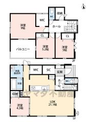 ファミリークロークやWIC、パントリーなど収納各所に充実＾＾