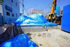 現地（2025年4月）撮影写真。 2025年6月完成予定。同一ハウスメーカー物件内覧可能です。お気軽にお問い合わせください＾＾