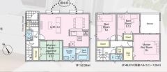 LDKと和室合わせて広々22.2帖。バルコニー・WIC・廊下収納有＾＾