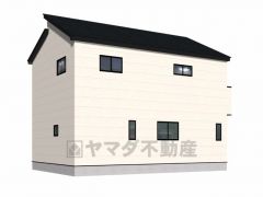 完成予想図 ホワイト・ブラックを基調としたハイセンスな外観です＾＾ 建物ごとに間取りや色味が異なりますので、ぜひ一度現地で見比べてください＾＾