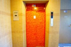 共用部。エレベーター付きです。 高層階の方や、多いお荷物、階段を使用できない時など便利です＾＾ 清掃も綺麗に行き届いております＾＾