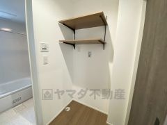 洗濯機置き場。