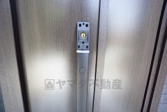 かざすだけで開閉できる、タッチキー採用の玄関。お買い物帰りで、両手がふさがってきても簡単に中に入れます＾＾