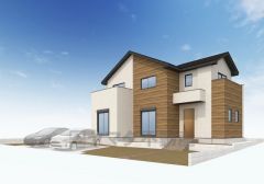 完成予想図。 流行に左右されないナチュラル調なカラーリングは、永住にふさわしい佇まいです＾＾