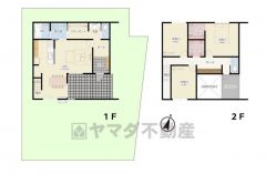 敷地面積61坪。WIC2カ所・洗面室クローゼット完備。 家族のコミュニケーションが増える「リビング階段」です。バルコニーに洗濯物を干すときも、最短距離で移動できますよ＾＾