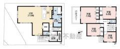 LDK広々20帖以上。 ウォークインクローゼット・シューズインクローゼット・南面バルコニー有＾＾