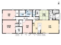 安全性、機能性に優れたオール電化で快適な新生活。 LDK広々約16帖。生活導線の良い平屋＾＾