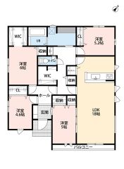 生活導線の良い平屋住宅。 LDK広々18帖＾＾