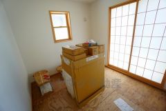 ＬＤＫに隣接する和室です。様々な使用用途で活躍しそうです。