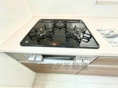 3口コンロなので、効率よくお料理が楽しめます。毎日のお料理も楽しくなりますね＾＾