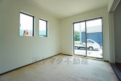 ＬＤＫに隣接する和室です。様々な使用用途で活躍しそうです。