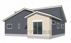 完成予想図。流行に左右されないベーシックなカラーリングは、永住にふさわしい佇まいです。