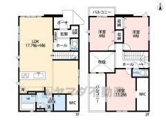 室内物干し場所としておすすめなフリースペース確保＾＾家族の会話が増えるリビング階段採用＾＾南向きバルコニー＾＾