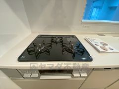 3口コンロなので、効率よくお料理が楽しめます。毎日のお料理も楽しくなりますね＾＾