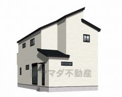 （1号棟）完成予想図。設備仕様も充実した新築戸建です。 快適でゆとりのある生活空間で新生活を始めましょう^^