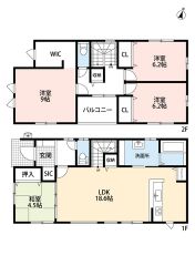 LDK広々18.6帖＾＾ パントリー・WIC・南面バルコニー・廊下収納・SIC有＾＾