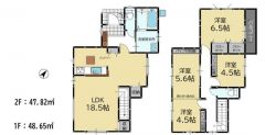 LDKは約18.5帖確保＾＾
