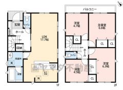 LDK広々17.7帖。 リビング3面採光。全居室2面採光＾＾