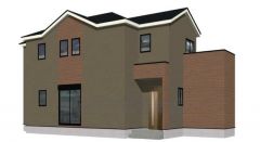 完成予想図。10年間の瑕疵保証が付いた安心の新築戸建。最新の設備で気持ちの良い新生活を送りませんか。