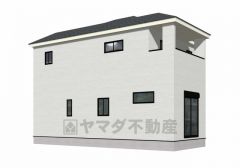 （1号棟）完成予想図。最新の設備で気持ちの良い新生活を送りませんか。毎日のお料理やバスタイムが楽しみになりますね。お気に入りの家具とインテリアで素敵な部屋を作りましょう。