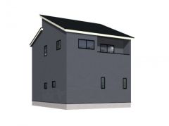 （2号棟）完成予想図。10年間の瑕疵保証が付いた安心の新築戸建。最新の設備で気持ちの良い新生活を送りませんか。