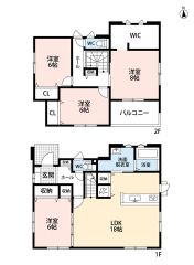 LDK広々約18帖。パントリー・WIC・南面バルコニー有＾＾