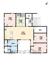 SIC・FLC・和室有＾＾LDK広々18.8帖＾＾