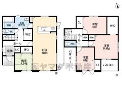 食洗器や勝手口、パントリー付きの使いやすいキッチン＾＾約8.5帖の主寝室にはWIC付きです＾＾