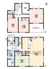 リビングは広々20帖の大空間です。3面採光で陽当り・風通し良好＾＾ ウォークインクローゼット・パントリー・リビング収納など収納が豊富＾＾