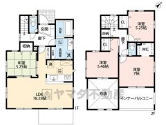 LDK広々17帖＾＾ 和室・ワイドバルコニー有＾＾ リビングは3面採光で陽当たり風通し良好＾＾ 玄関上部の吹抜は、明るく開放的な空間を演出します。