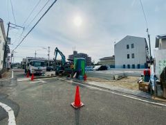 前面道路は6ｍと広く駐車がスムーズにできます＾＾