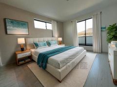 家具はCGイメージ画像です。住む人のこだわりを活かす洋室＾＾日当たりがよく、寝室としての利用もおすすめ。広めのクローゼットもあり荷物もすっきり片付けれ、ゆとりのある暮らしが出来ます＾＾