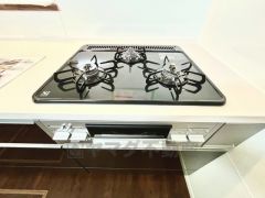 3口コンロなので、効率よくお料理が楽しめます。毎日のお料理も楽しくなりますね＾＾