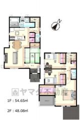 キッチン横にはパントリー。2階居室は全てWIC付きです＾＾主寝室にはスタディーカウンターがあり、書斎スペースとしても重宝しそうですね＾＾