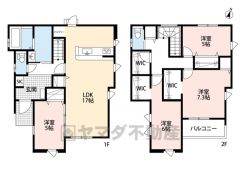 LDK広々17帖。 SIC・WIC2ヵ所・パントリー・ファミリークローク・バルコニー有＾＾