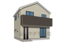 （1号棟）完成予想図。設備仕様も充実した新築戸建です。 快適でゆとりのある生活空間で新生活を始めましょう^^