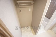 室内洗濯機置場。