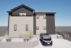 完成予想図。最新の設備で気持ちの良い新生活を送りませんか。毎日のお料理やバスタイムが楽しみになりますね。お気に入りの家具とインテリアで素敵な部屋を作りましょう。