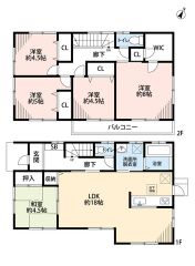 2026年3月にリフォーム済。5LDK。LDK広々18帖。WIC・和室・バルコニー有＾＾
