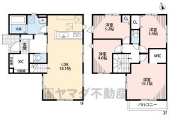 LDK広々18.1帖。SIC・WIC・バルコニー有＾＾