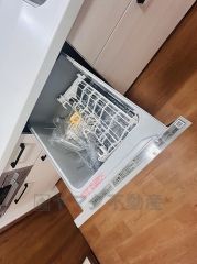 家事の時間が短縮できる食器洗浄乾燥機付。後片付けもラクラクです。