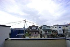 2階バルコニーからの眺望。